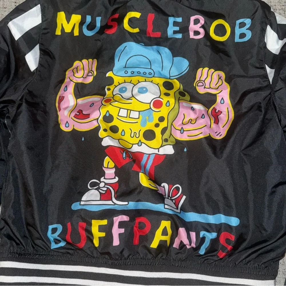Nickelodeon‎ Kids Colorful Graphic Jacket Size 10/12 Members Only RARE